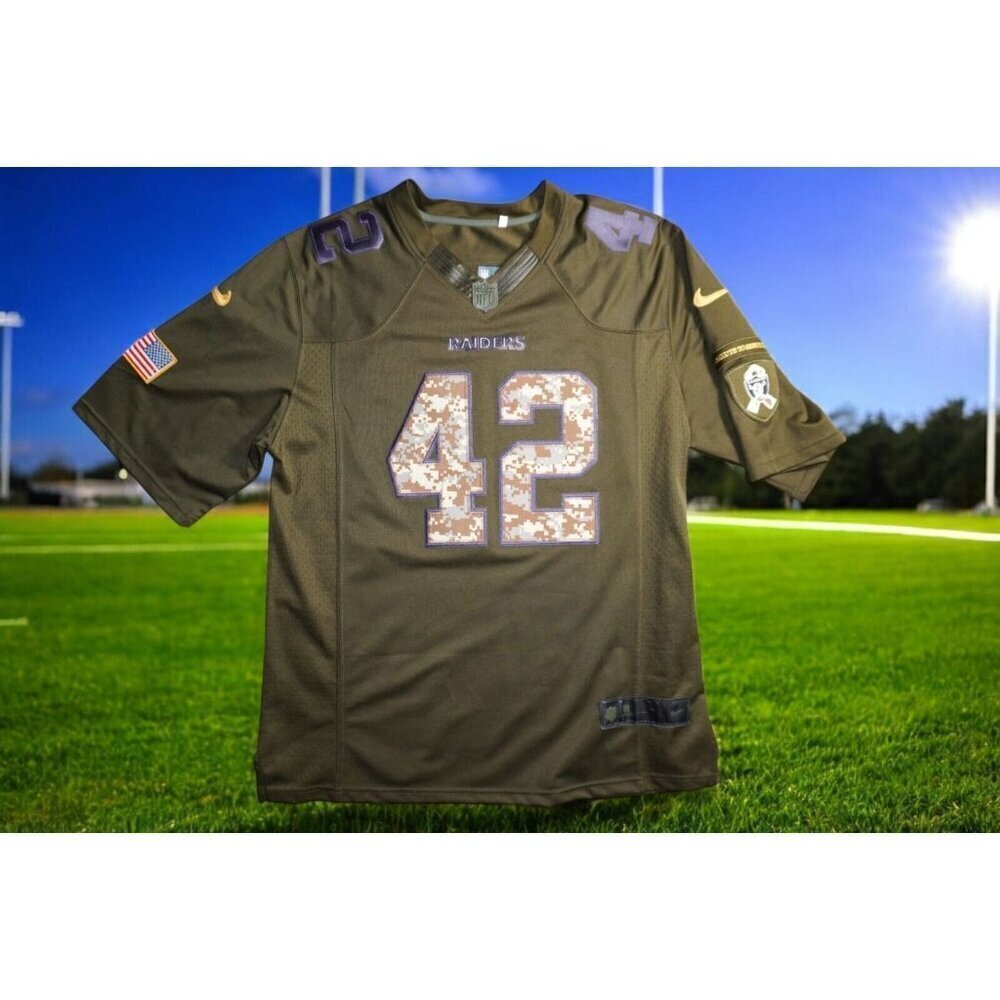 🏈 Nike NFL Las Vegas Raiders #42 Karl Joseph Salute to Service Jersey - Size L